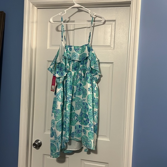 SOLD NWT Lilly Pulitzer x Target sea urchin blue spaghetti strap tank dress, XXL - Picture 7 of 8